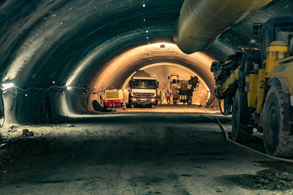 Tunnel Bertoldshofen Arbeiten